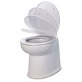 Jabsco Jabsco 17" Deluxe Flush Fresh Water Electric Toilet w/Soft Close Lid - 58040-3024